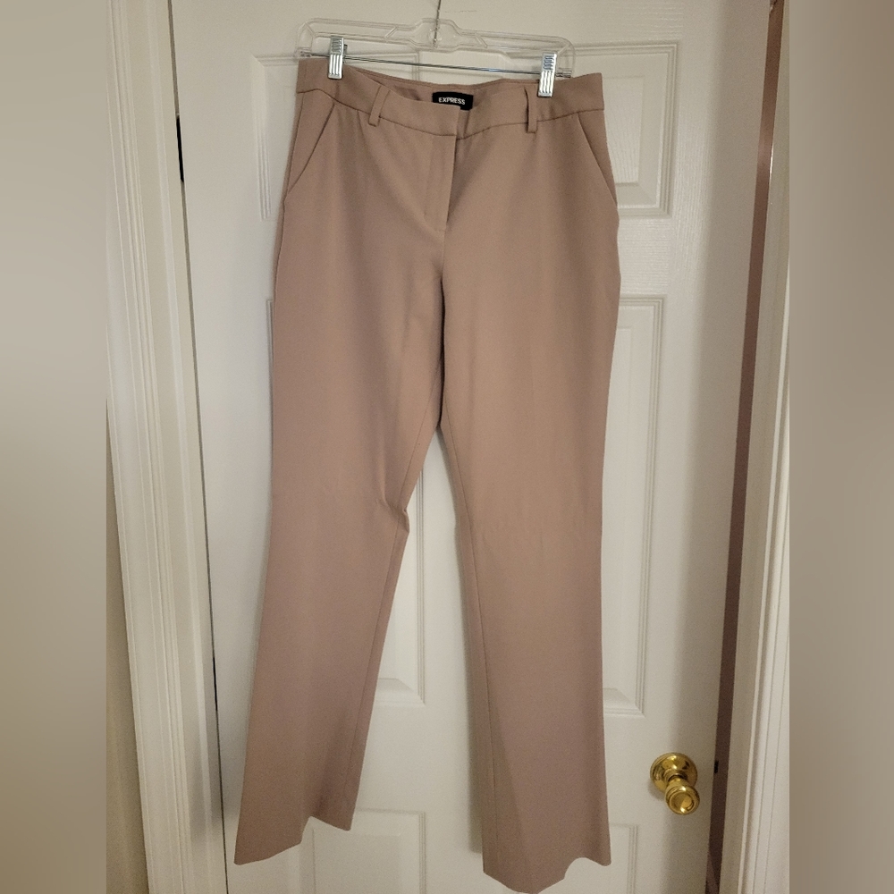 Express bootcut trousers, Size: 10, Color: Blush